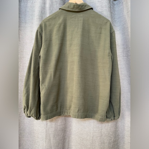 THE GREAT. The Blouson Chore Jacket in Army • NWT - Picture 8 of 9